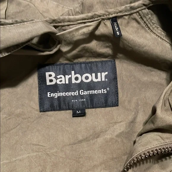 Barbour engineered garments Tan Military Field Jacket with Epaulettes - Picture 2 of 13